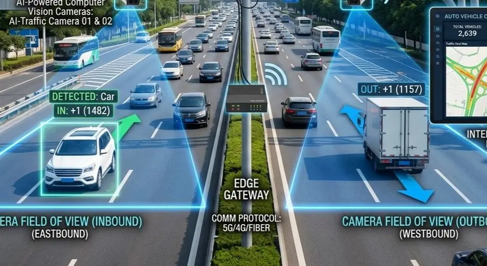 Redefining Smart Operations: AI-Powered People & Vehicle Counting Solution Live at Dorf Ketal!